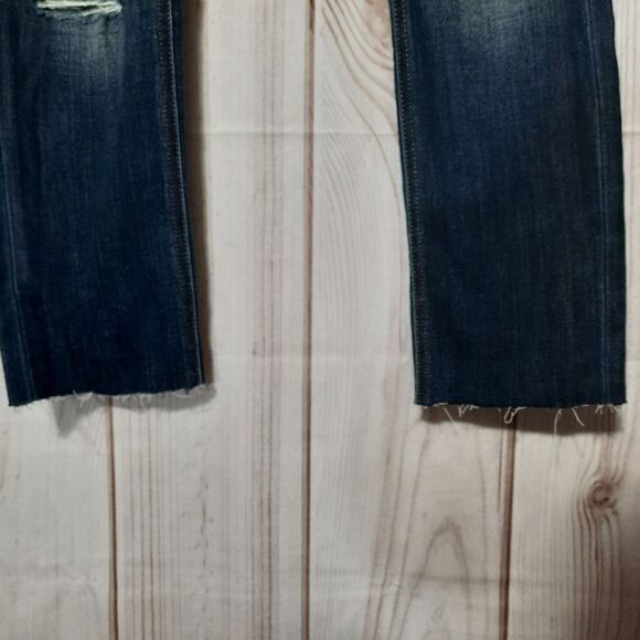 Express Jeans Ladies 6 Cropped Leggings raw hem - Picture 5 of 9